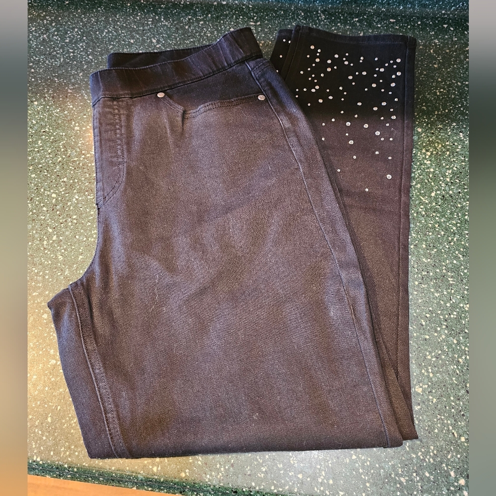 Isaac Mizrahi Live Black Pants
